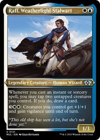Raff, Weatherlight Stalwart (Foil Etched) (121) [March of the Machine: Multiverse Legends]