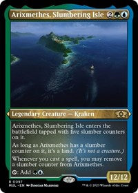 Arixmethes, Slumbering Isle (Foil Etched) (97) [March of the Machine: Multiverse Legends]