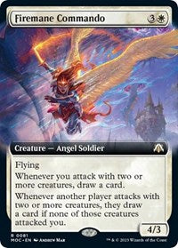 Firemane Commando (Extended Art) (81) [Commander: March of the Machine]