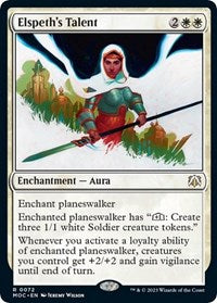 Elspeth's Talent (72) [Commander: March of the Machine]