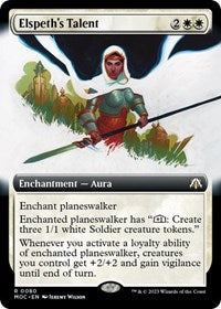 Elspeth's Talent (Extended Art) (80) [Commander: March of the Machine]