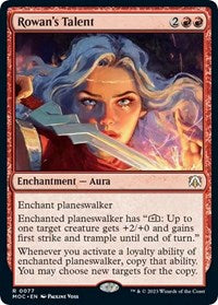 Rowan's Talent (77) [Commander: March of the Machine]