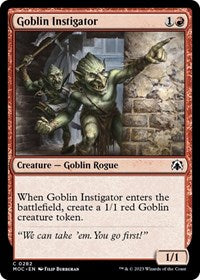 Goblin Instigator (282) [Commander: March of the Machine]
