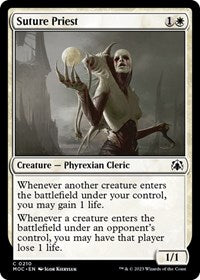 Suture Priest (210) [Commander: March of the Machine]