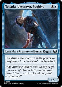Tetsuko Umezawa, Fugitive (240) [Commander: March of the Machine]
