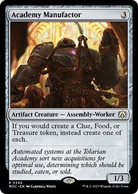 Academy Manufactor (346) [Commander: March of the Machine]