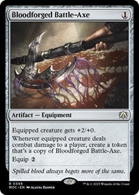 Bloodforged Battle-Axe (349) [Commander: March of the Machine]