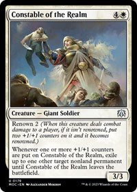 Constable of the Realm (179) [Commander: March of the Machine]