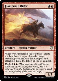 Flamerush Rider (279) [Commander: March of the Machine]