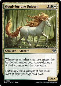 Good-Fortune Unicorn (326) [Commander: March of the Machine]