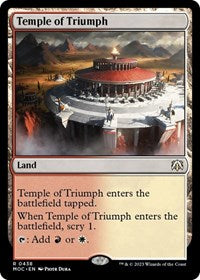 Temple of Triumph (438) [Commander: March of the Machine]