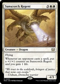 Sunscorch Regent (209) [Commander: March of the Machine]