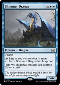 Shimmer Dragon (236) [Commander: March of the Machine]