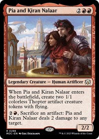 Pia and Kiran Nalaar (288) [Commander: March of the Machine]