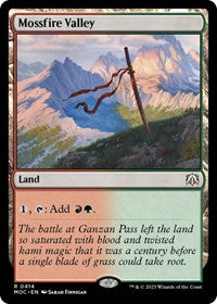 Mossfire Valley (414) [Commander: March of the Machine]