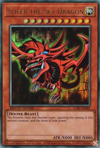 Slifer the Sky Dragon (25th Anniversary Edition) (LC01-EN002) [Legendary Collection: 25th Anniversary Edition]