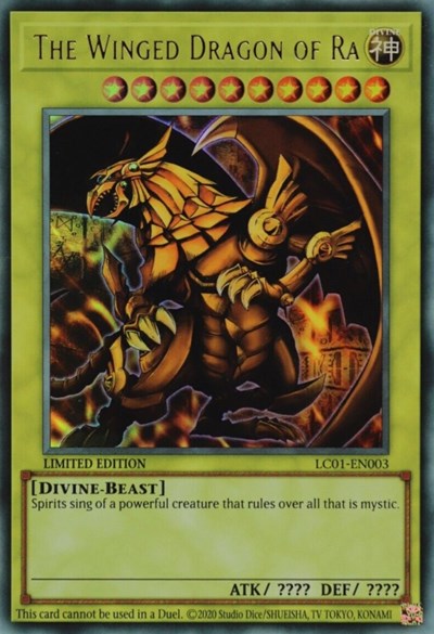 The Winged Dragon of Ra (25th Anniversary Edition) (LC01-EN003) [Legendary Collection: 25th Anniversary Edition]