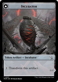 Incubator (0017) // Phyrexian (0017) Double-Sided Token (17) [March of the Machine]