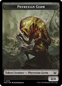 Phyrexian Germ // Myr Double-Sided Token (19 // 38) [Commander: March of the Machine]