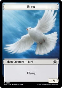 Bird // Kobolds of Kher Keep Double-sided Token (5 // 27) [Commander: March of the Machine]