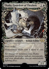 Thalia, Guardian of Thraben (Halo Foil) (137) [March of the Machine: Multiverse Legends]