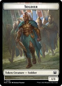 Soldier // Insect Double-sided Token (8 // 31) [Commander: March of the Machine]