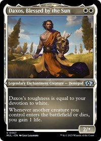 Daxos, Blessed by the Sun (Foil Etched) (67) [March of the Machine: Multiverse Legends]