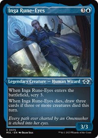 Inga Rune-Eyes (Foil Etched) (75) [March of the Machine: Multiverse Legends]