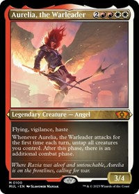 Aurelia, the Warleader (Foil Etched) (100) [March of the Machine: Multiverse Legends]