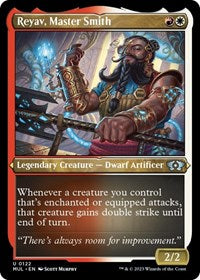 Reyav, Master Smith (Foil Etched) (122) [March of the Machine: Multiverse Legends]