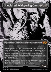 Sheoldred, Whispering One (Halo Foil) (146) [March of the Machine: Multiverse Legends]