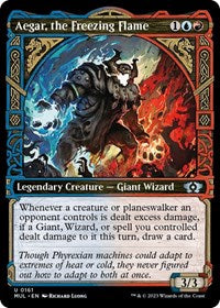 Aegar, the Freezing Flame (Halo Foil) (161) [March of the Machine: Multiverse Legends]