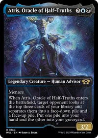 Atris, Oracle of Half-Truths (Halo Foil) (164) [March of the Machine: Multiverse Legends]