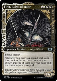 Firja, Judge of Valor (Halo Foil) (170) [March of the Machine: Multiverse Legends]