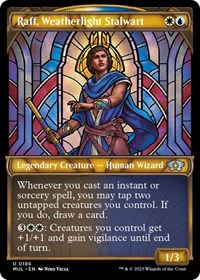 Raff, Weatherlight Stalwart (Halo Foil) (186) [March of the Machine: Multiverse Legends]