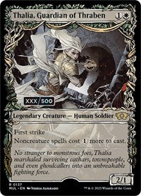 Thalia, Guardian of Thraben (Serial Numbered) (137) [March of the Machine: Multiverse Legends]