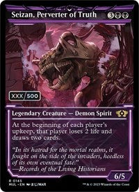 Seizan, Perverter of Truth (Serial Numbered) (145) [March of the Machine: Multiverse Legends]
