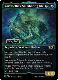 Arixmethes, Slumbering Isle (Serial Numbered) (162) [March of the Machine: Multiverse Legends]