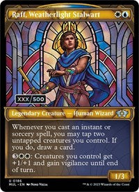Raff, Weatherlight Stalwart (Serial Numbered) (186) [March of the Machine: Multiverse Legends]