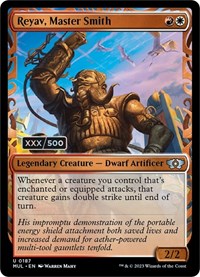 Reyav, Master Smith (Serial Numbered) (187) [March of the Machine: Multiverse Legends]