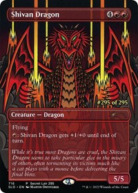 Shivan Dragon (Serial Numbered) (716) [Secret Lair Drop Series]