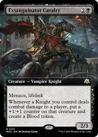 Exsanguinator Cavalry (Extended Art) (113) [Commander: March of the Machine]