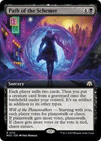 Path of the Schemer (Extended Art) (115) [Commander: March of the Machine]