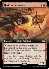 Hedron Detonator (Extended Art) (118) [Commander: March of the Machine]