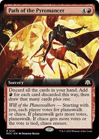 Path of the Pyromancer (Extended Art) (121) [Commander: March of the Machine]