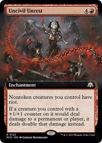 Uncivil Unrest (Extended Art) (122) [Commander: March of the Machine]