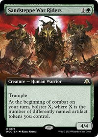 Sandsteppe War Riders (Extended Art) (126) [Commander: March of the Machine]