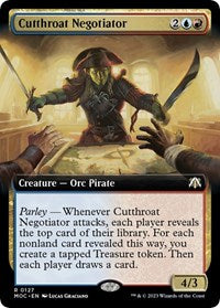 Cutthroat Negotiator (Extended Art) (127) [Commander: March of the Machine]