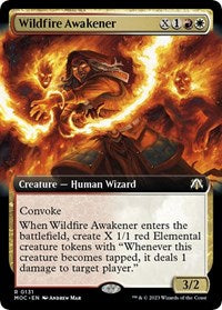 Wildfire Awakener (Extended Art) (131) [Commander: March of the Machine]