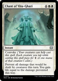 Chant of Vitu-Ghazi (177) [Commander: March of the Machine]